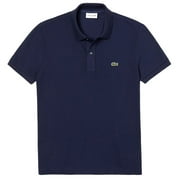 LACOSTE Men's PH4012 Cotton Short Sleeve Logo Casual Polo Shirt Navy M