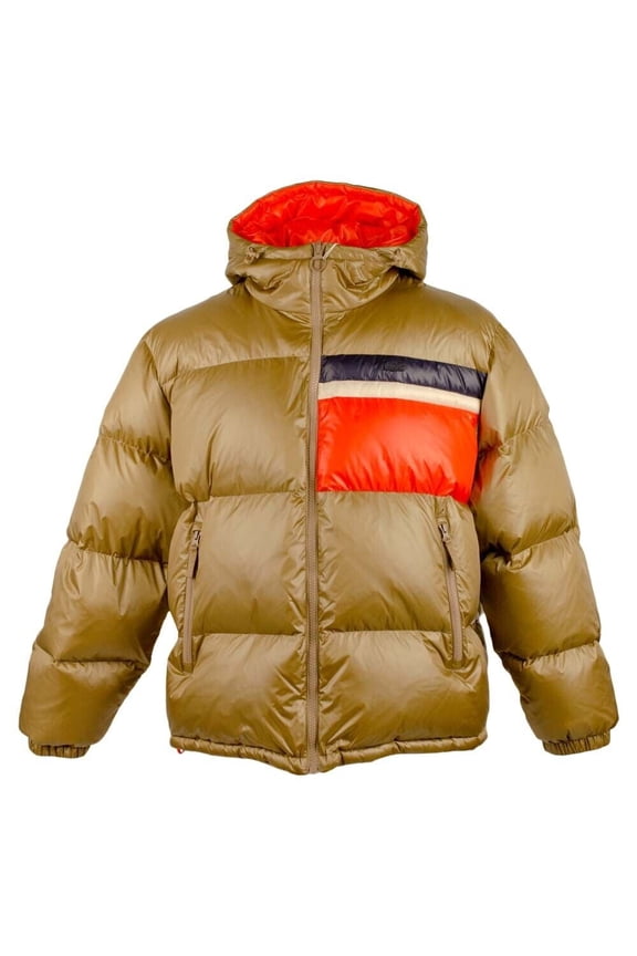 Men's Reversible Colorblock Accent Down Jacket - 62 - 2XL