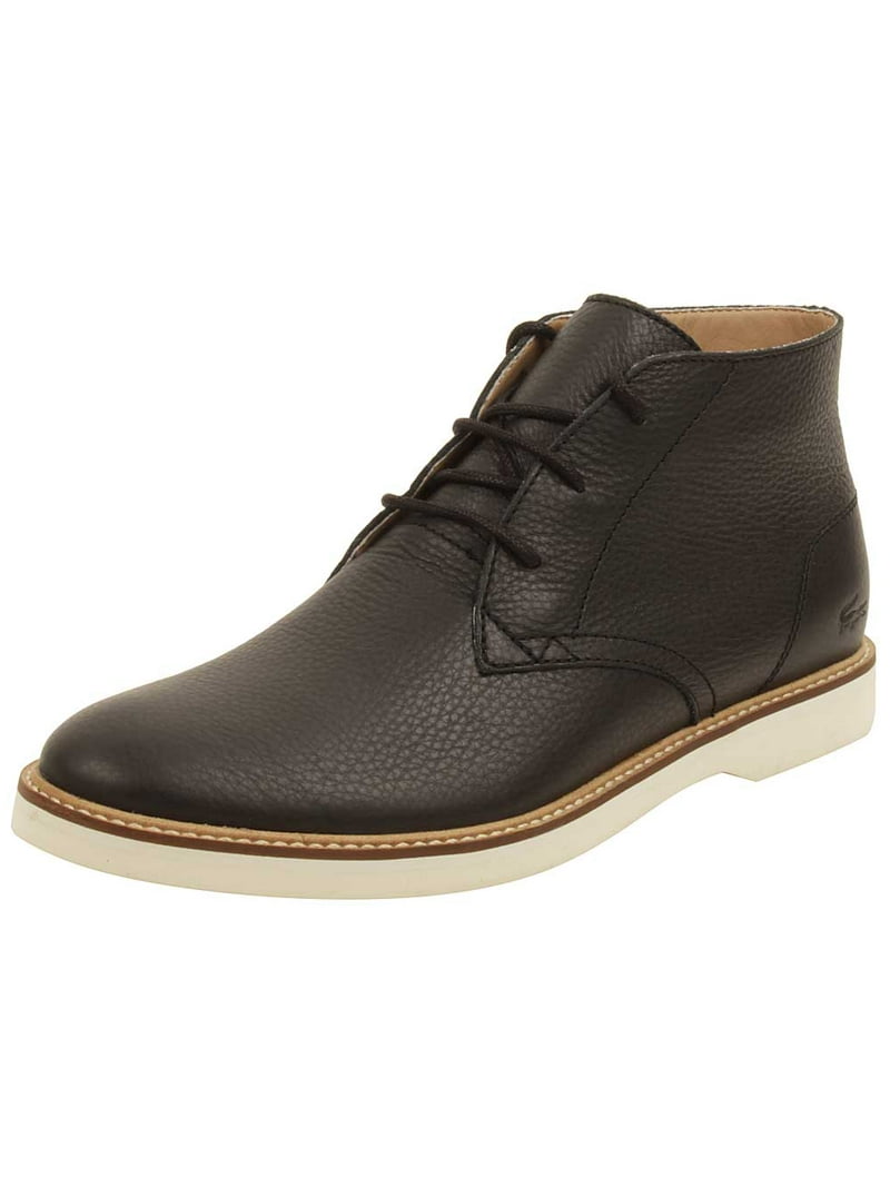 Lacoste Men’s Leather Chukka Boots Lacoste Montbard Chukka SRM Leather Sneaker Shoe Tan Ankle  main image 3