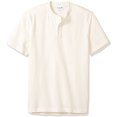 thumbnail image 1 of Lacoste Men's Short Sleeve Henley Waffle Stitch Regular Fit T-Shirt, TH3234, French Vanilla Cream, 4X-Large, 1 of 1