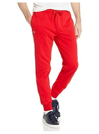Lacoste joggers red sale