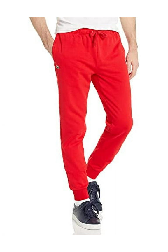 Men's Sport Fleece Jogger Sweatpants, Red, XXX-Large