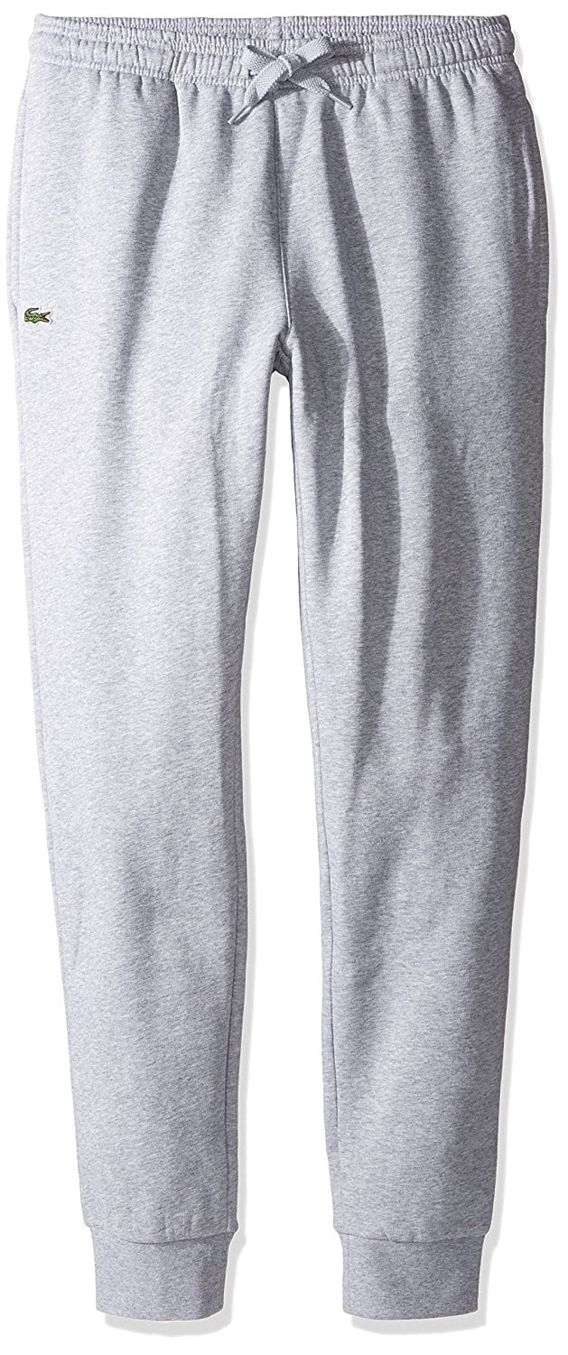 Lacoste Men's Sport Fleece Tennis Sweatpants 4XL Lacoste Silver