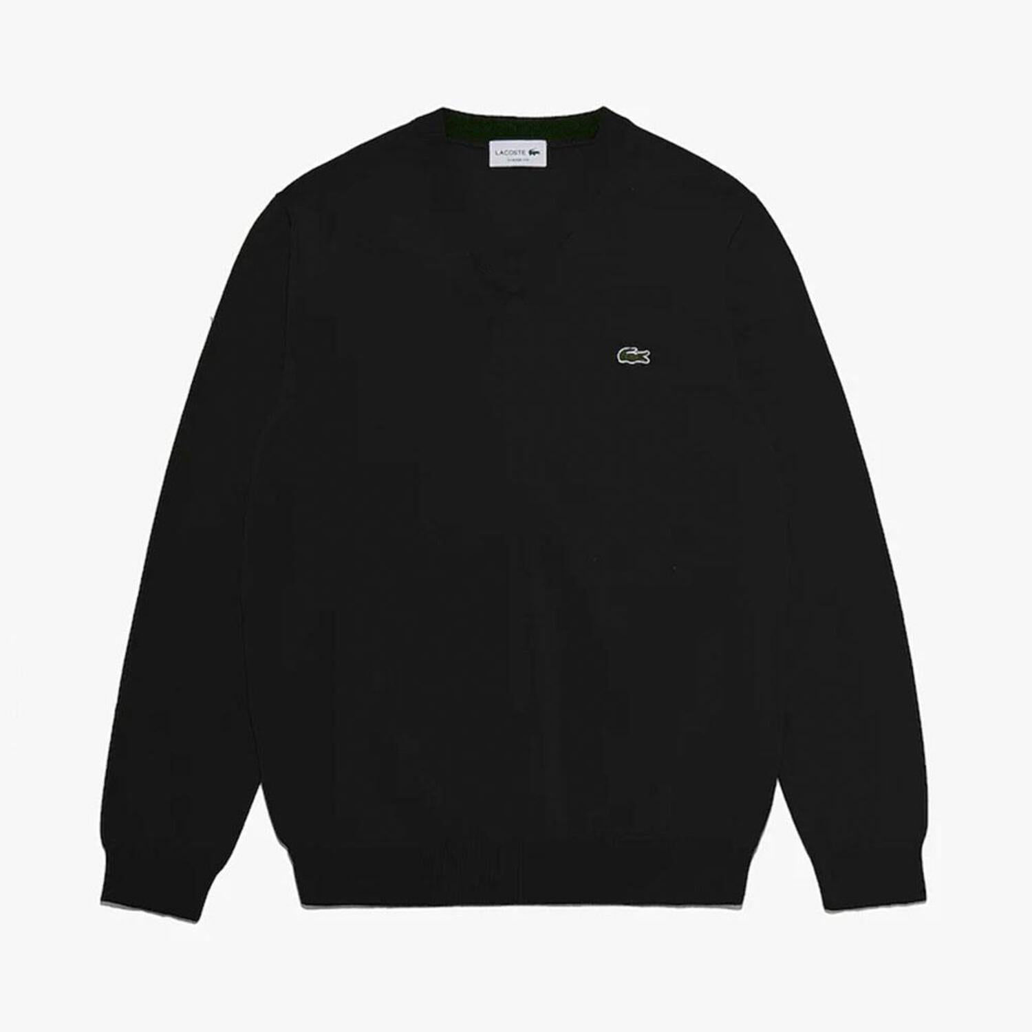 Lacoste Mens V-neck Organic Cotton Sweater Navy Blue Kenya Ubuy