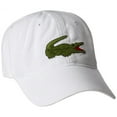thumbnail image 1 of Lacoste Mens Big Croc Hat in White, 1 of 2