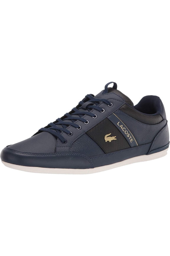 Lacoste Mens Chaymon Sneaker 7.5 Navy/Black