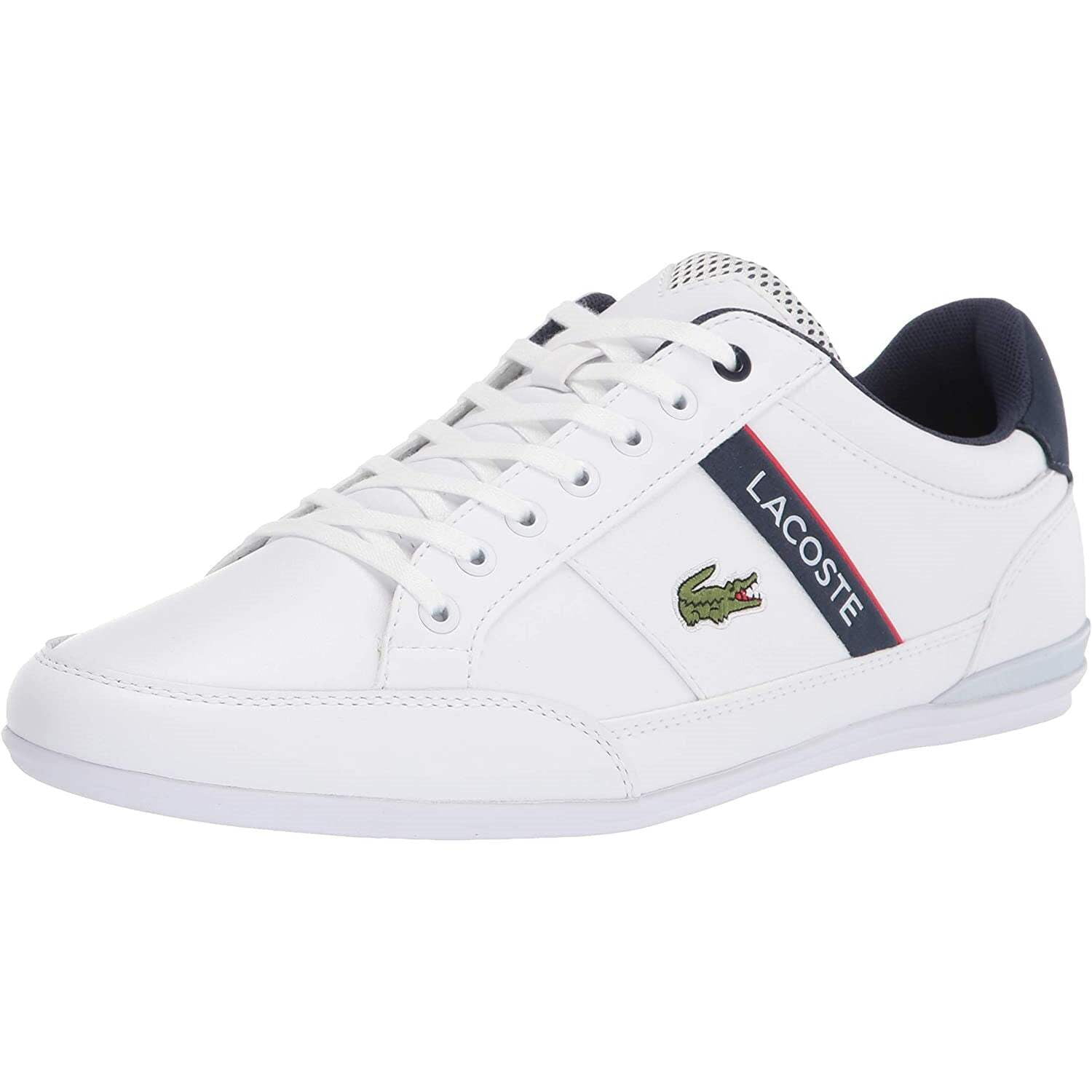 LACOSTE L003 2K24 TEXTILE Sneakers White/Red/Blue - Walmart.com