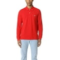 thumbnail image 1 of Lacoste Mens Classic Long Sleeve Pique Polo Shirt 4 Red, 1 of 5