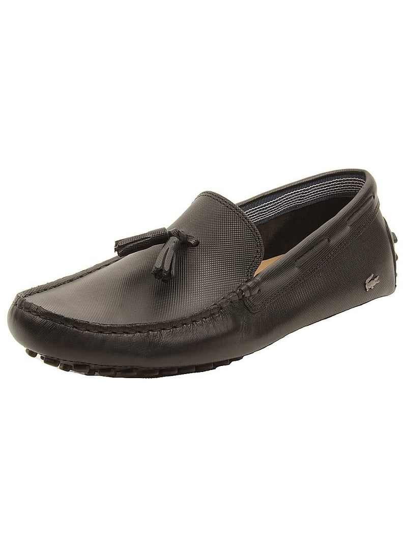 LACOSTE MENS BLACK LEATHER LOAFERS SIZE 12 Lacoste Mens Bonand 2 Loafers in Black - Walmart.com main image 3