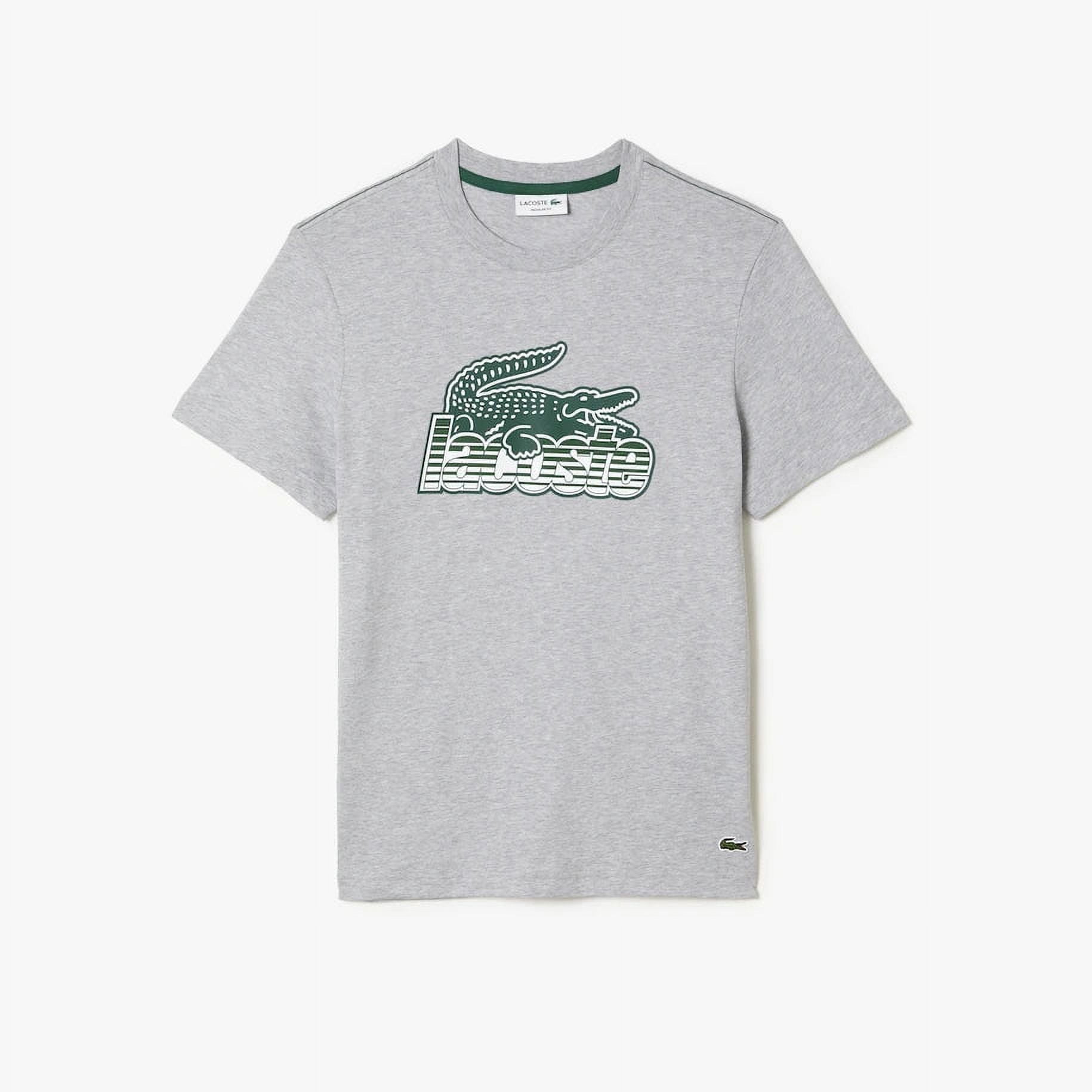 Lacoste Mens Long Sleeved Cotton Jersey T-Shirt Green 6 main image 1