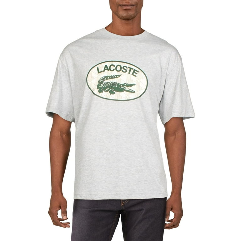 Lacoste Mens Cotton Logo Graphic T-Shirt