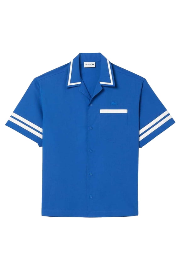 Mens Cotton Twill Back Print Relaxed Fit Shirt