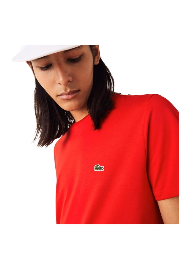 Mens Crew Neck Pima Cotton Jersey T-shirt Black TH6709 031