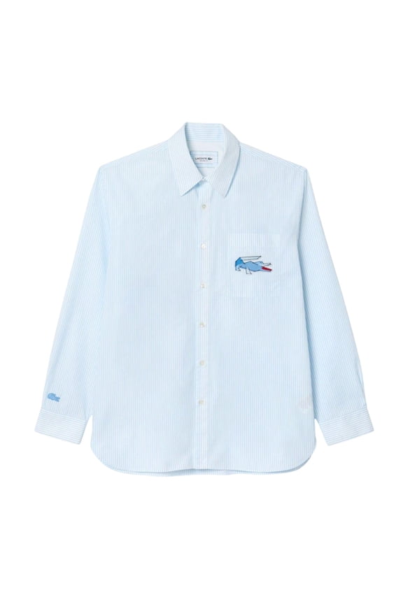 Mens Crocodile Button Relaxed Fit Shirt