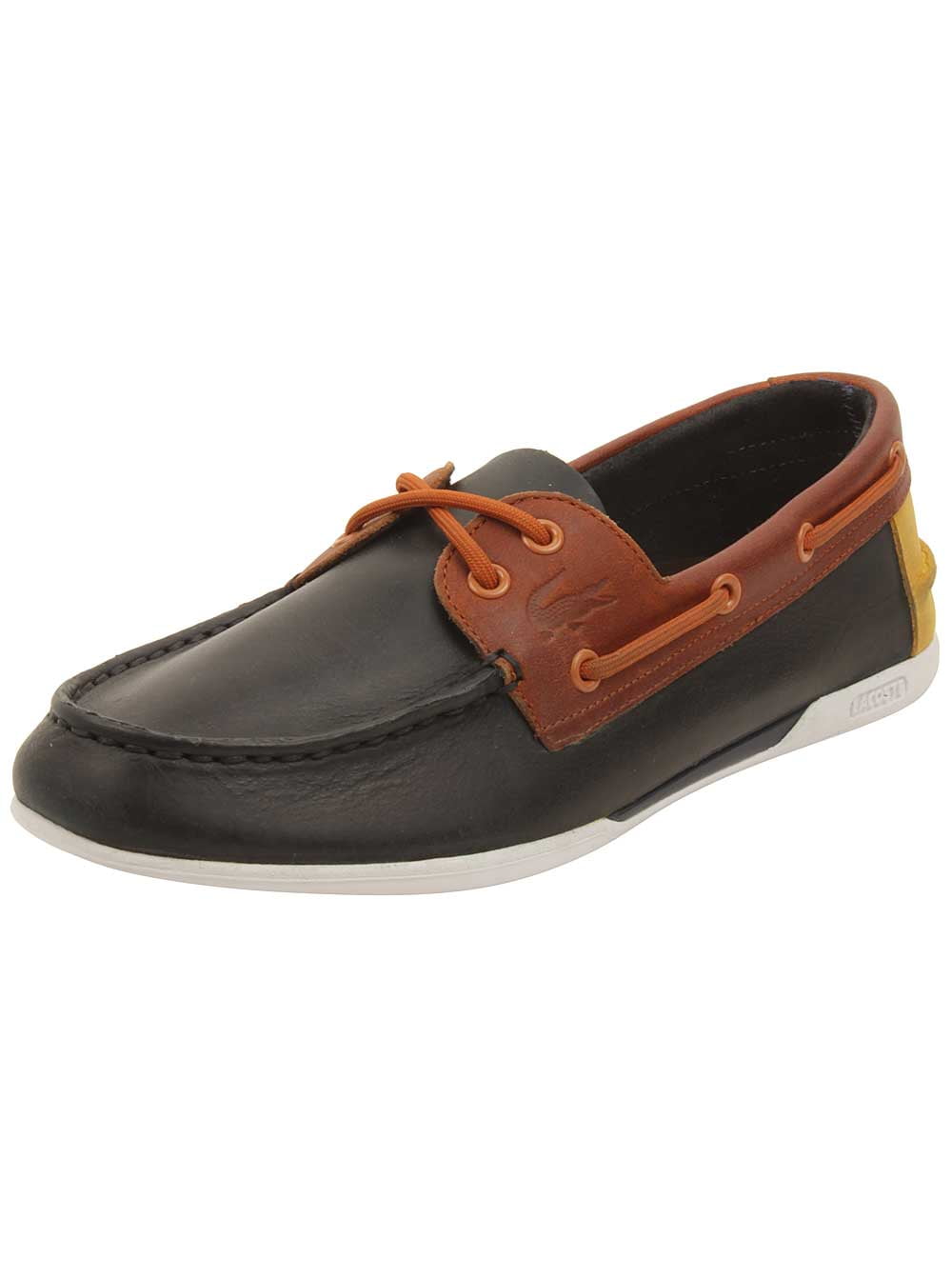 Lacoste Mens Dreyfus Classic NTL Boat Shoes in Dark Blue Tan Walmart