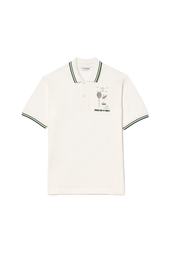Mens L.12.12 Petit Pique Classic Polo Shirt