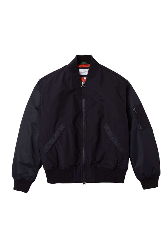 Mens Logo Full Zip Bomber Jacket