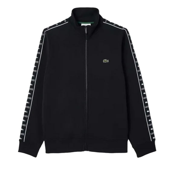 Lacoste Mens Logo Strip Zipped Sweatshirt