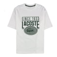 thumbnail image 1 of Lacoste Mens Loose fit Short Sleeve T-Shirt Shirt Large White Solid, 1 of 1