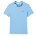 thumbnail image 1 of Lacoste Mens Pique Striped Neckline T-Shirt, 1 of 5