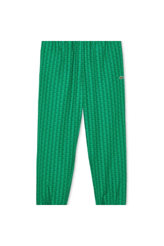 Mens Printed Athletic Track Pants, Green, XXX-Large