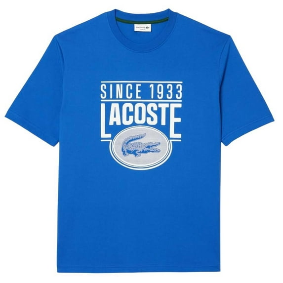 Lacoste Mens Printed Heavy Cotton Loose Fit T-Shirt