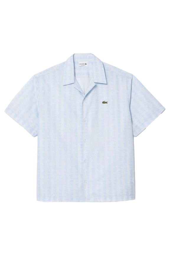 Mens Relaxed Fit Short-Sleeved Shirt