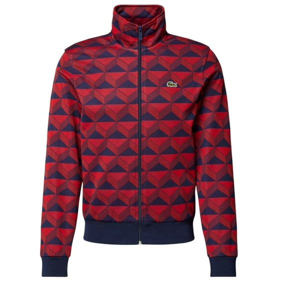 Lacoste Mens Robert George Printed Jacquard Jacket