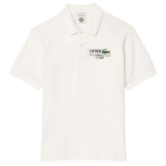 Lacoste Mens Roland Garros Edition Terrycloth Relaxed Fit Polo Shirt