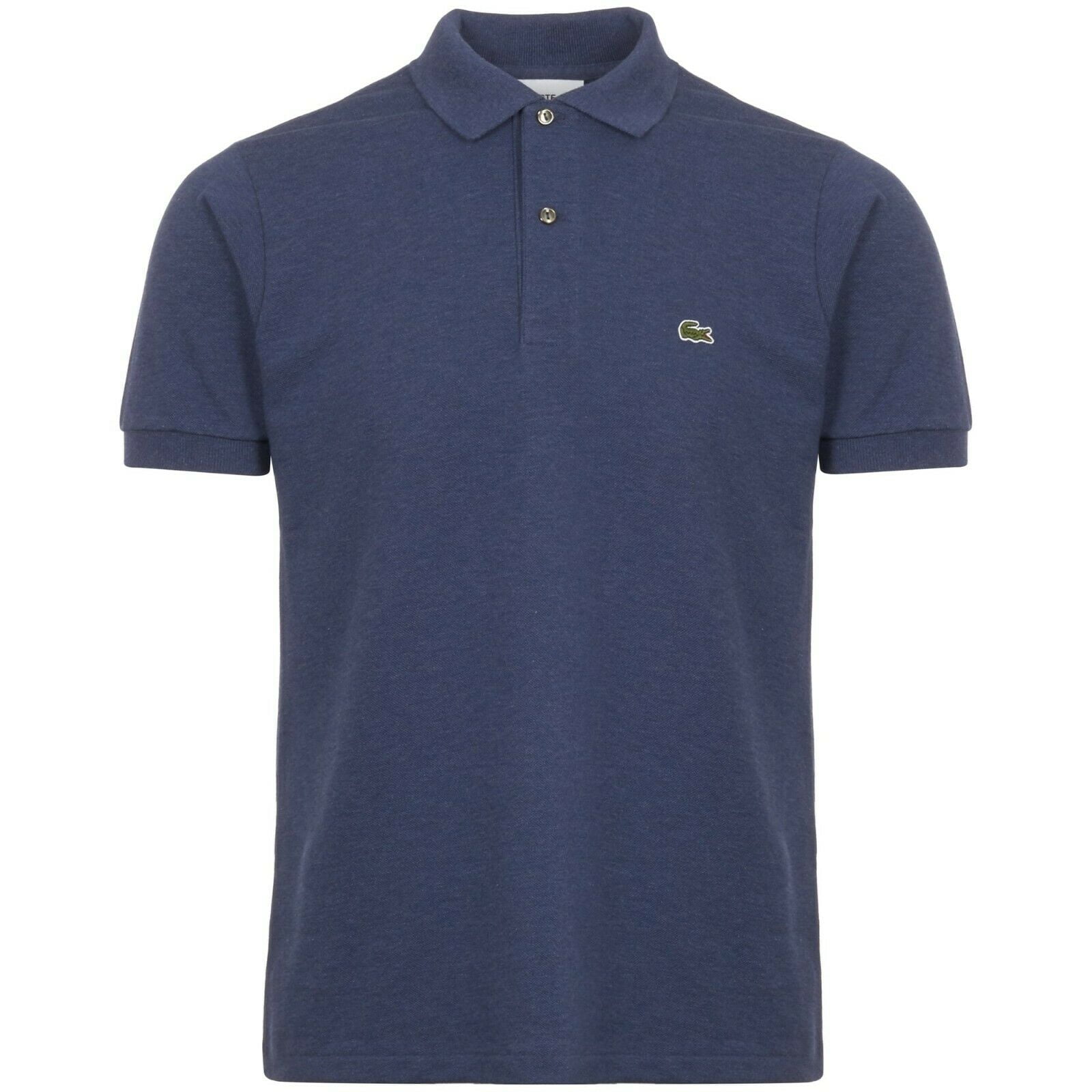 Lacoste Mens Shirt FR Classic-Fit Polo Short-Sleeve Blue 2XL