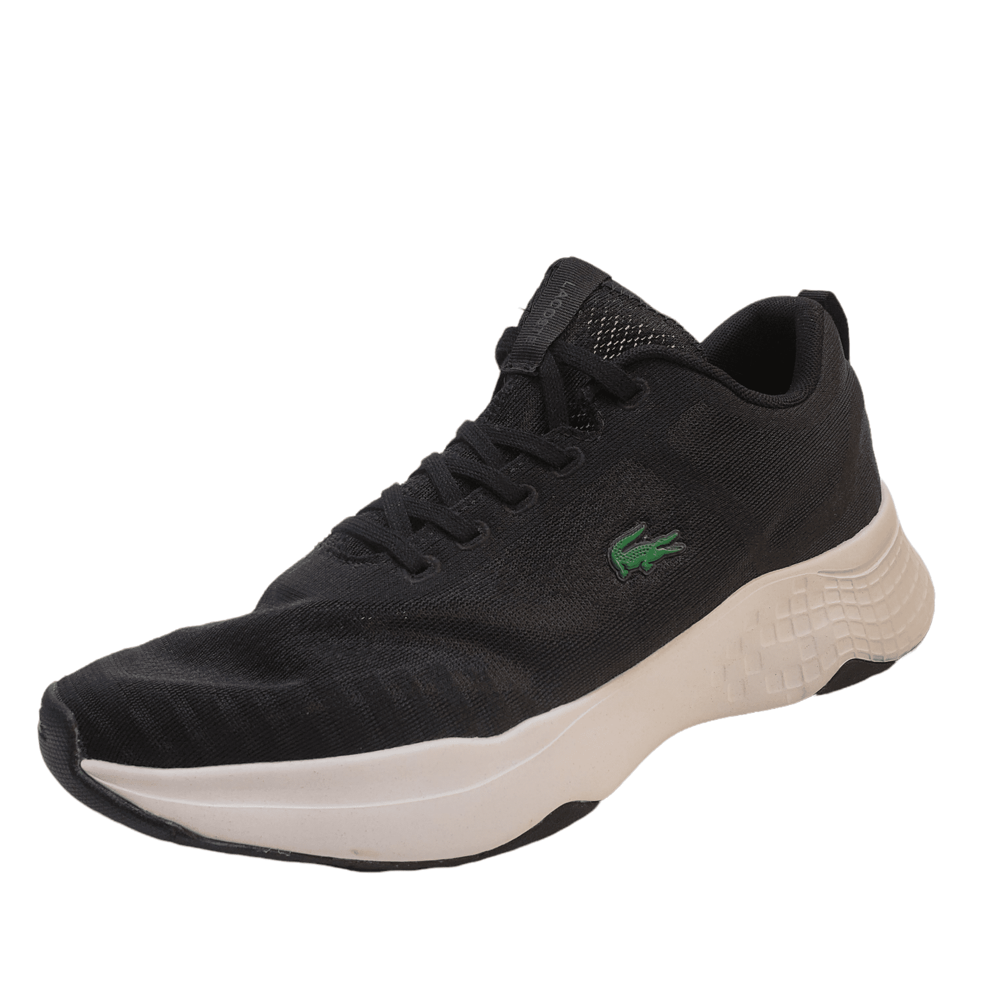 Lacoste Mens Shoe Court-Drive Fly 07211 Lace Black White  display picture 1
