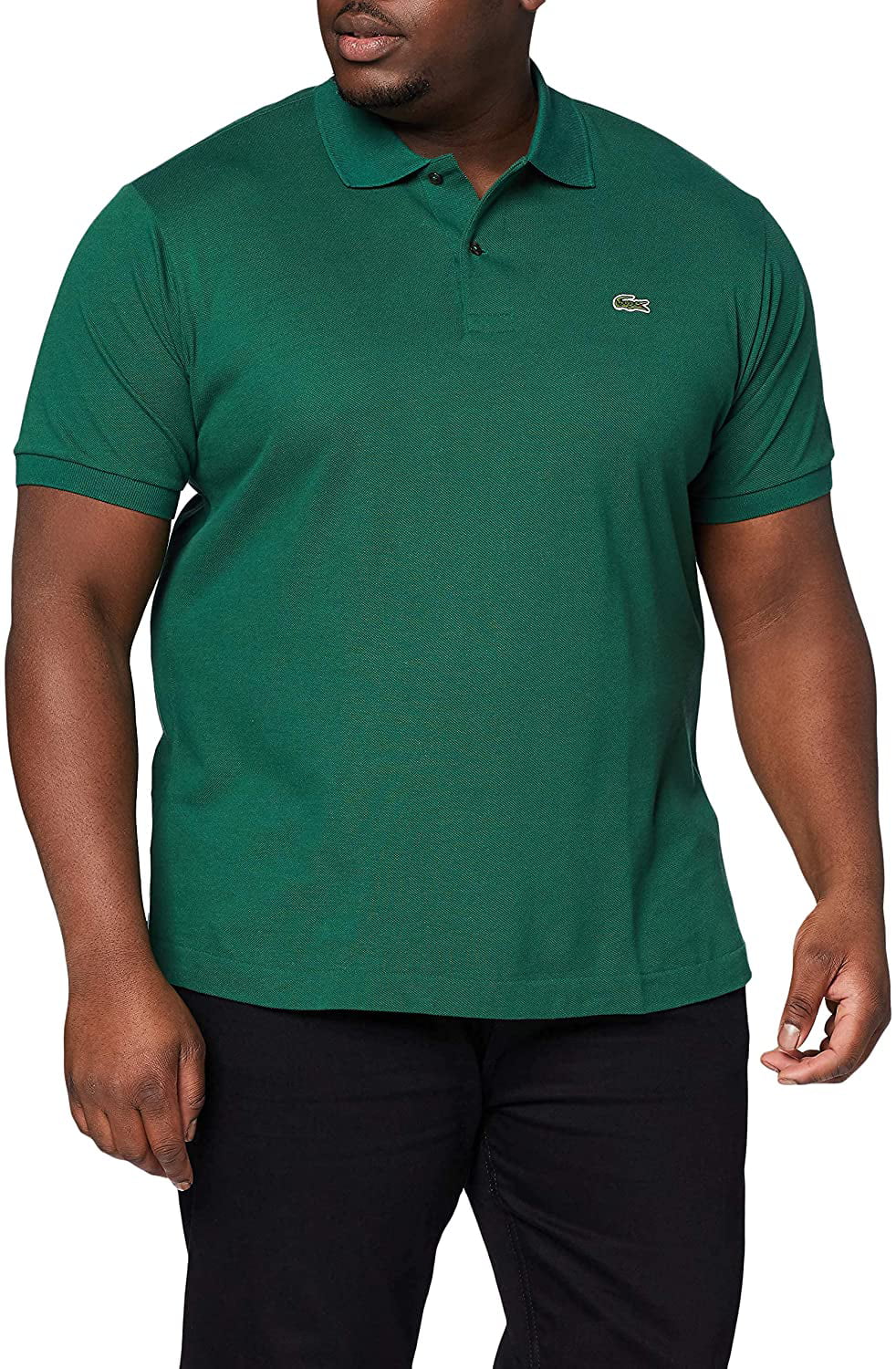 Lacoste Mens Short Sleeve Discontinued L.12.12 Pique Polo Shirt Large Green