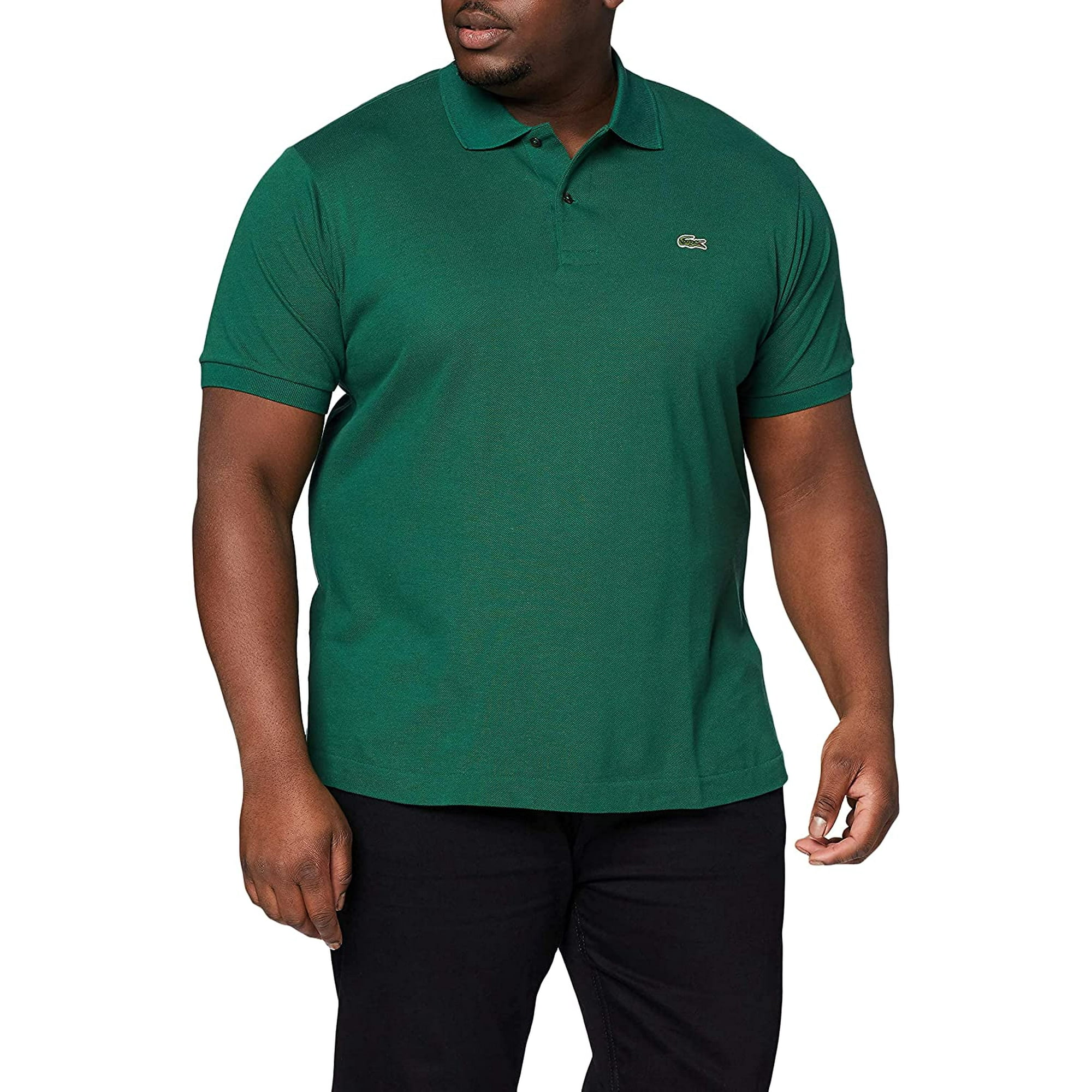 Lacoste Mens Short Sleeve Discontinued L.12.12 Pique Polo Shirt Large Green