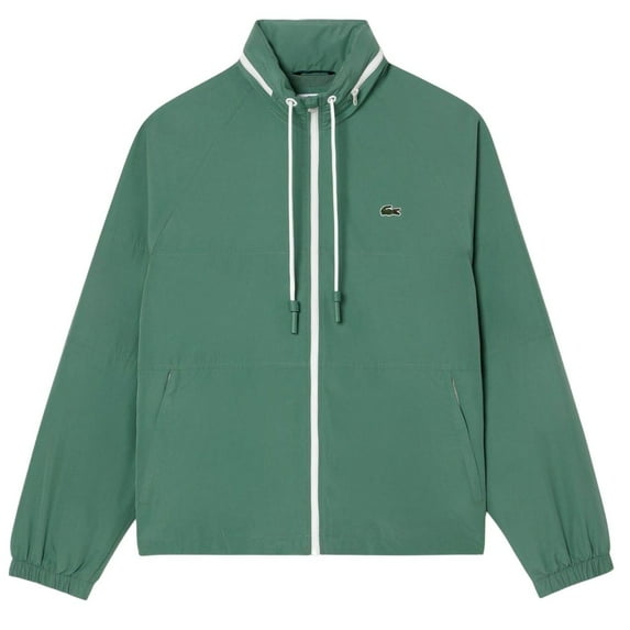 Lacoste Mens Water Repellent Detachable Hood Jacket