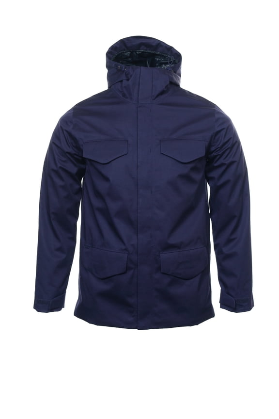 Mens Water Repellent Insulated Parka Jacket (48 1XG 1X Big 1XB, Purple)