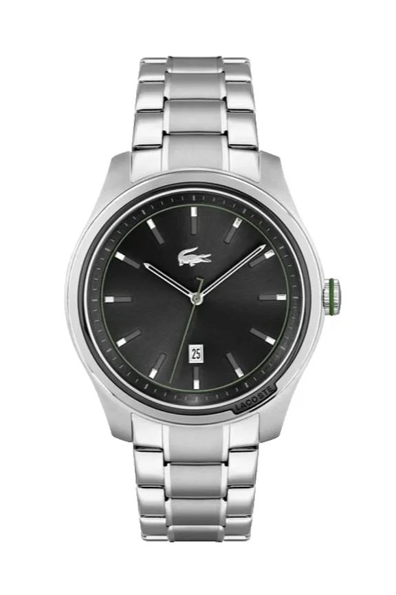 Musketeer 2011148 Black Dial Stainless Steel Breacelet 43MM Mens Watch