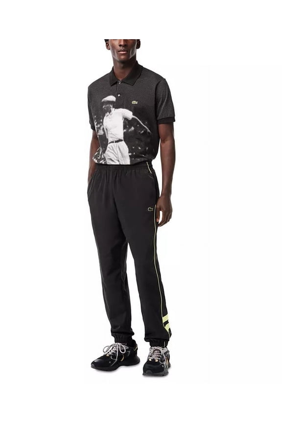 NOIR/LIMEIRA Men's Relaxed-Fit Colorblocked Sweatpants, US Large