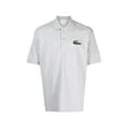 thumbnail image 1 of Lacoste Original Loose Fit 80's Croc Unisex Polos Size M, Color: Silver Chine, 1 of 5