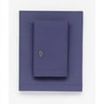 thumbnail image 1 of Lacoste  Percale 220 Thread Count 100% Cotton Sheet Set Vintage Indigo - King, 1 of 5