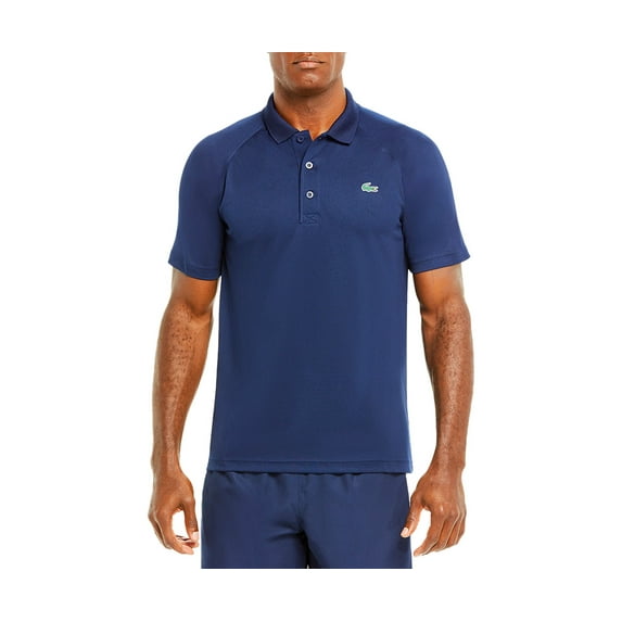 Lacoste Pique Ultra Dry Tennis Polo Mens Size M, Color: Navy