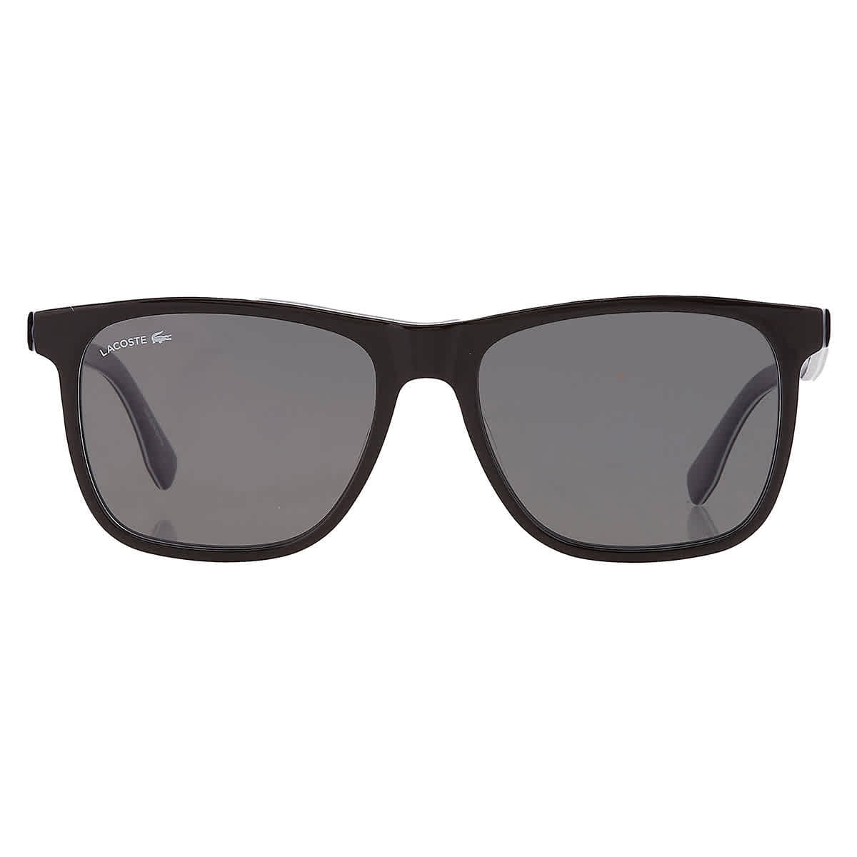 Lacoste Polarized Grey Square Men s Sunglasses L875SP 001 56