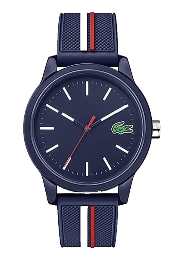 Polo Shirt 12.12 2011070 Blue Dial Navy Silicone Strap 42MM Mens Watch