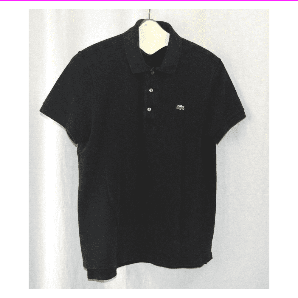 Lacoste Men's Short Sleeve Varsity L Regular Fit Polo, Barbeau Blue, S at   Men's Clothing store