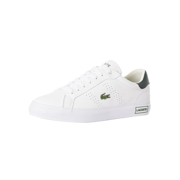 Lacoste Powercourt 2.0 124 3 SMA Leather Trainers, White
