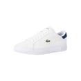 thumbnail image 1 of Lacoste Powercourt 224 1 SMA Leather Trainers, White, 1 of 9