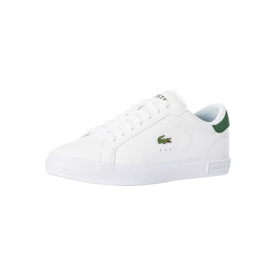 Lacoste Powercourt 224 1 SMA Leather Trainers, White