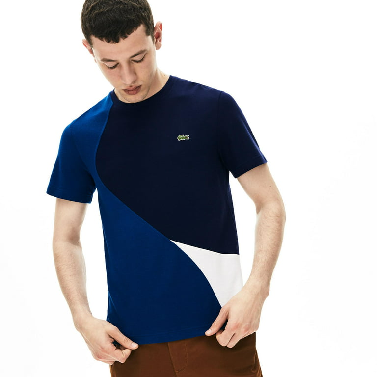 Shirt, 9 Tee US Tri-Color RAFFA/FLOUR/NAVY Lacoste