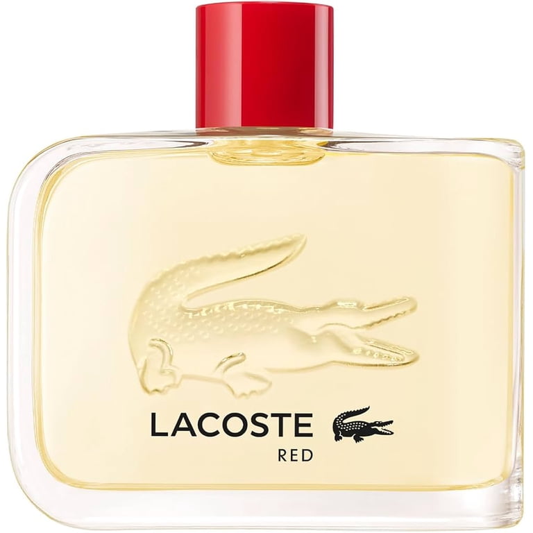 Lacoste Red Eau de Toilette for Men, 4.2 oz, Fresh and Long