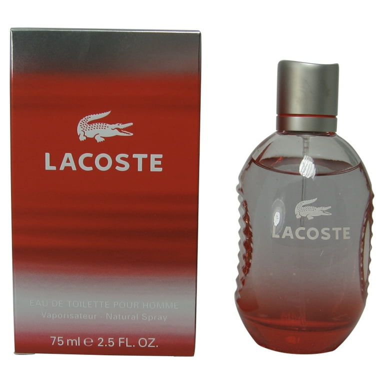 Lacoste Red Style in Play Cologne for Men Eau De Toilette 2.5 Oz Walmart