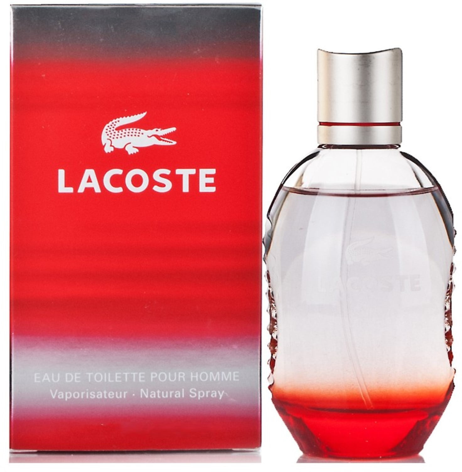 Lacoste Red Men's Eau De Toilette Spray, oz Casual Wear